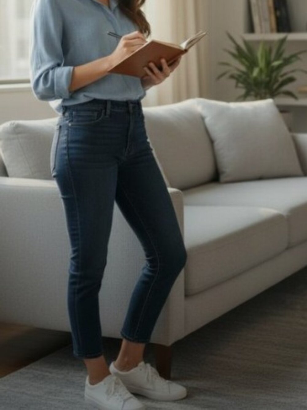 Levi's Premium 512 Slim Taper Big E Dark Wash | Fits Women’s 27/28 Crop